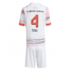 Camisa de Futebol Bayern Munich Jonathan Tah #4 Equipamento Secundário Infantil 2025-26 Manga Curta (+ Calças curtas)